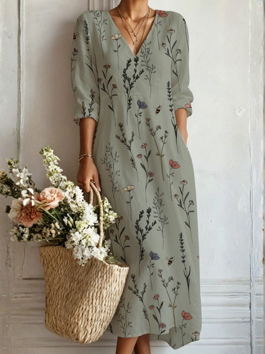 MEREL | VESTIDO LARGO BOHEMIO