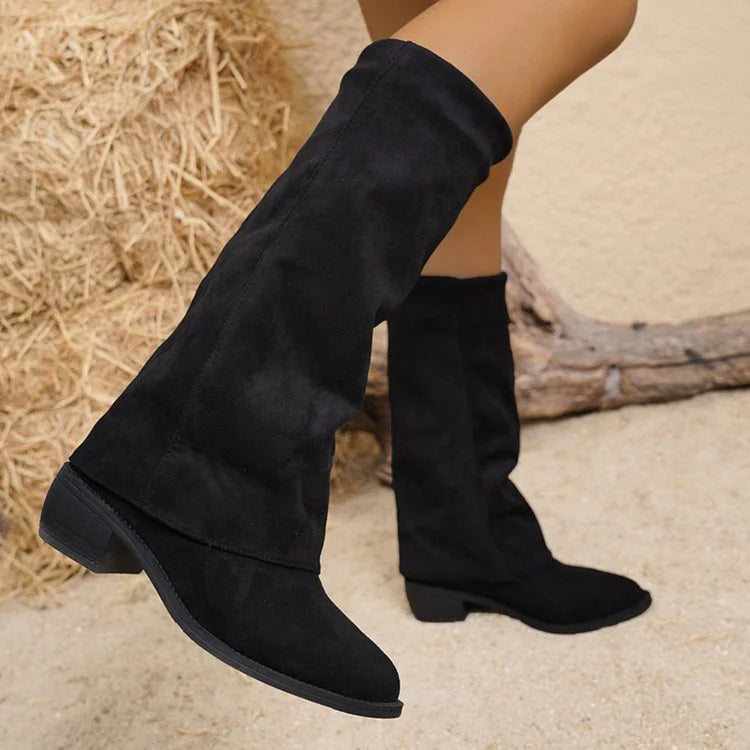 NOEMÍ | BOTAS ALTAS DE ANTE MUJER