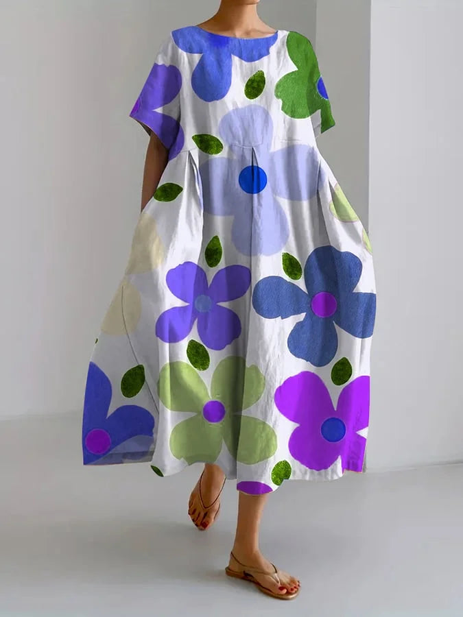 ELI | VESTIDO MIDI FLORAL DE VERANO