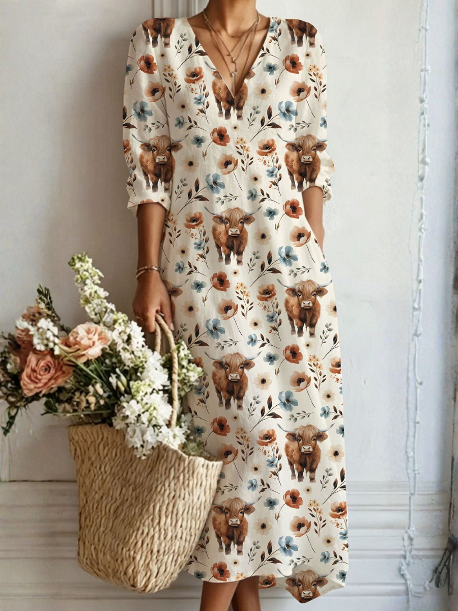 MILOU | VESTIDO LARGO BOHEMIO