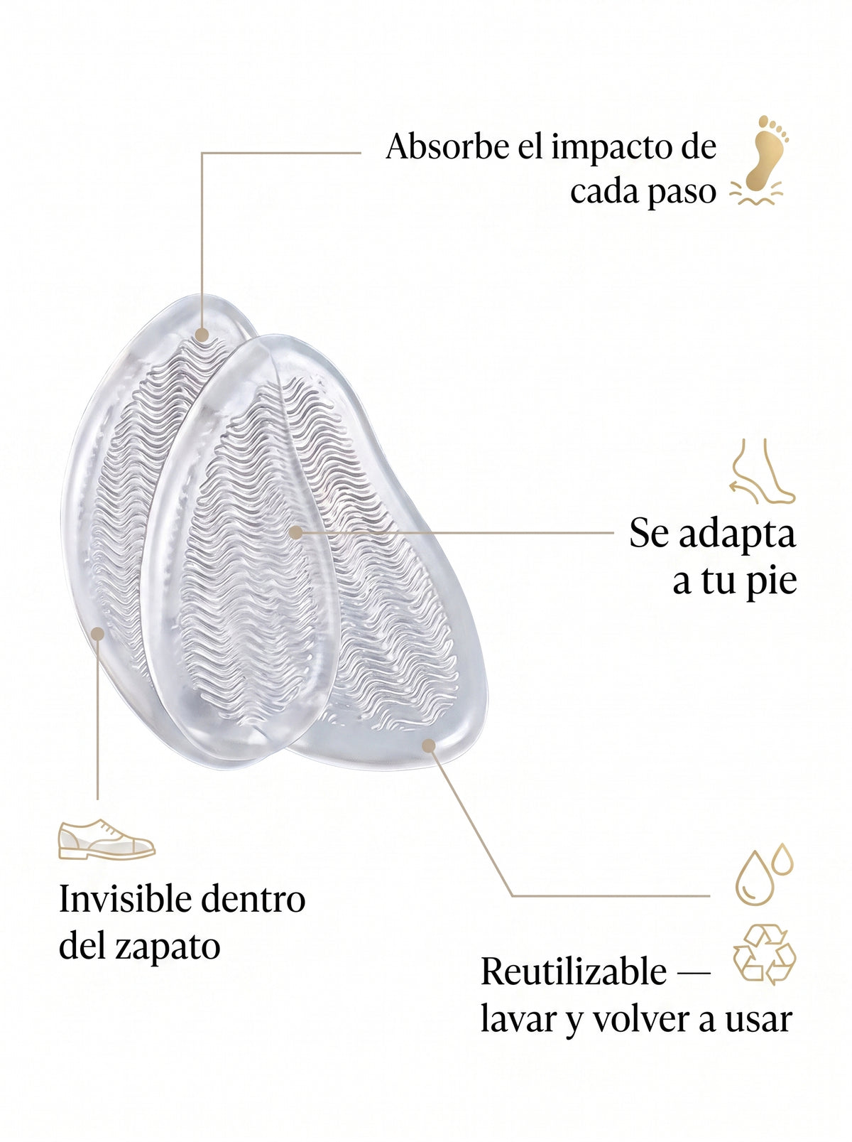 Plantilla de Confort |                                 Camina como si fueras descalza