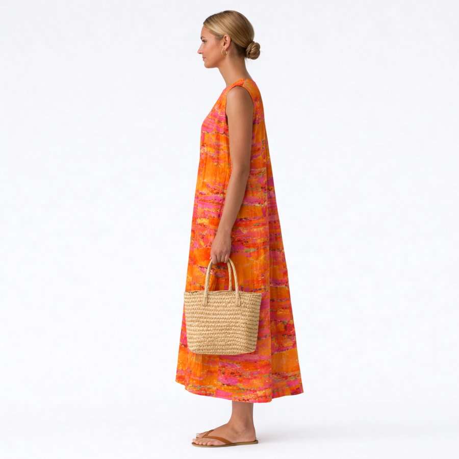 LAURA | VESTIDO MIDI DE DIARIO