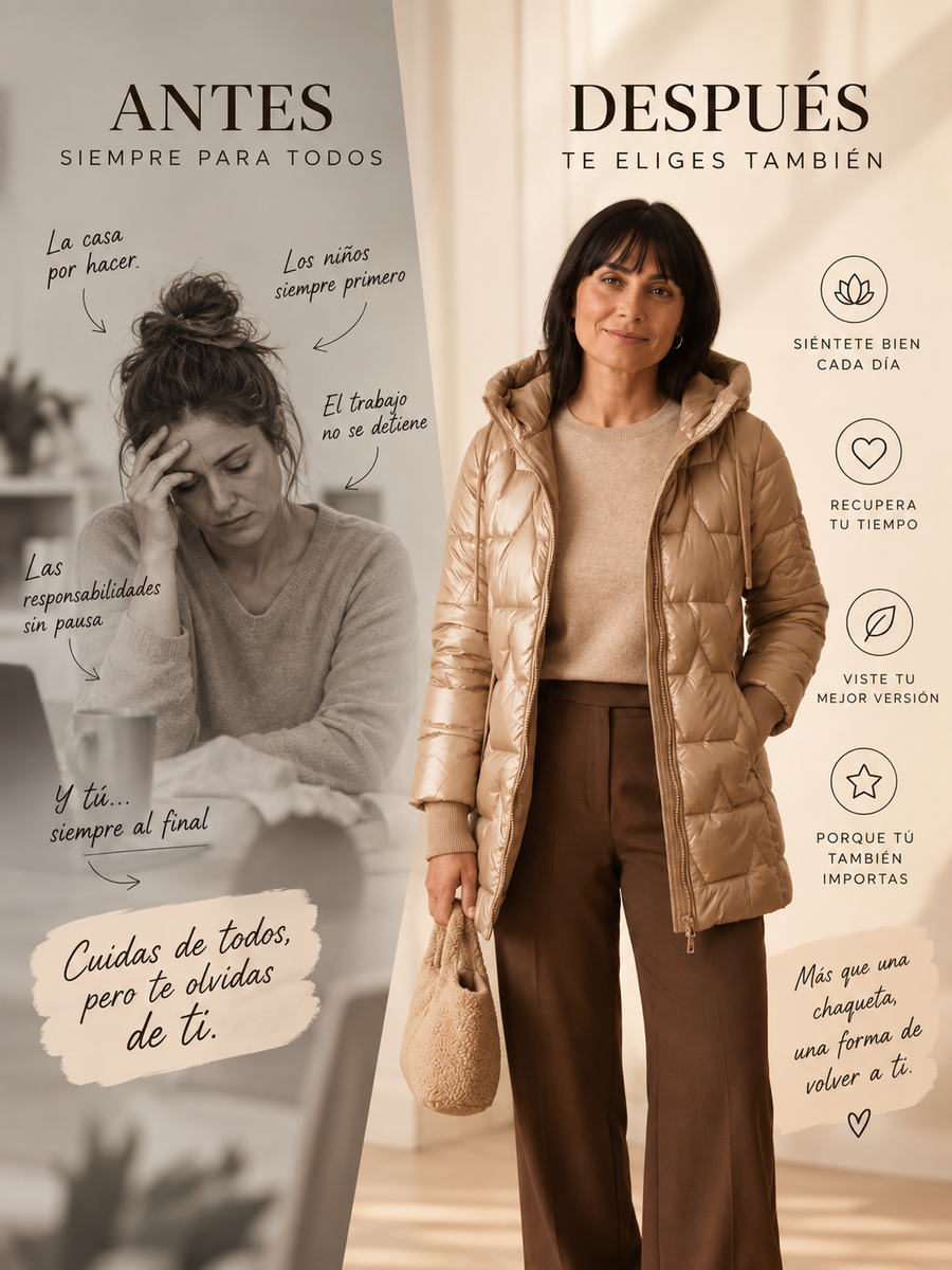MILA | CHAQUETA ACOLCHADA QUE ABRIGA SIN ABULTAR