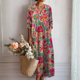 ROSA | VESTIDO ELEGANTE CON ESTAMPADO FLORAL