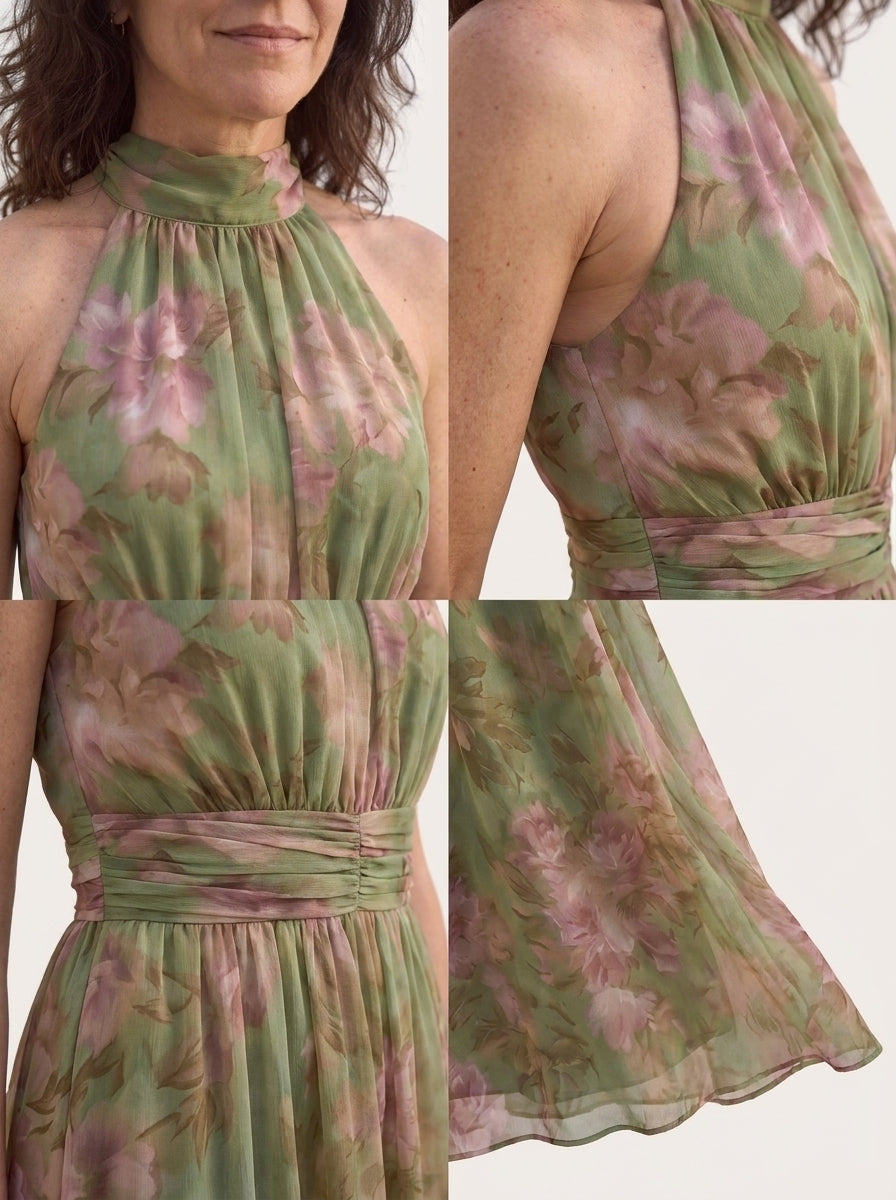 Capri | Summer Long Floral Dress
