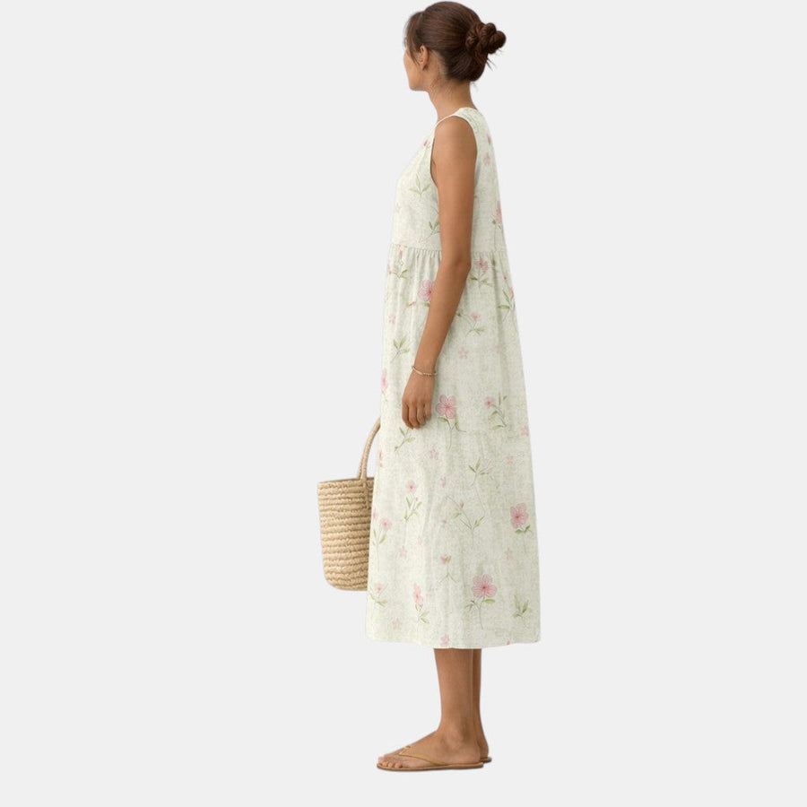 ELISA | VESTIDO MIDI DE DIARIO