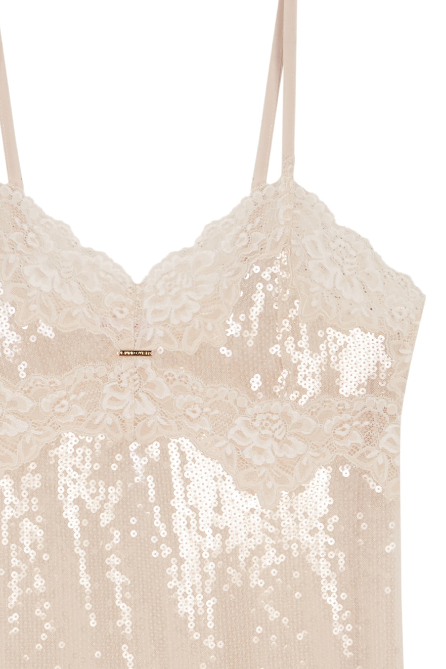 CLAUDIA | CONJUNTO DE ENCAJE CON LENTEJUELAS