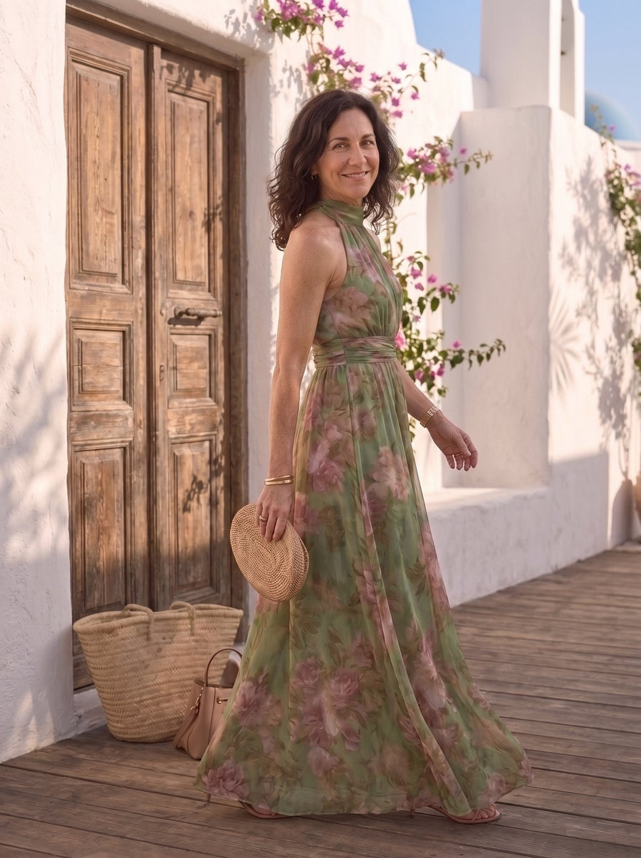 CAMILLA | VESTIDO LARGO FLORAL DE VERANO