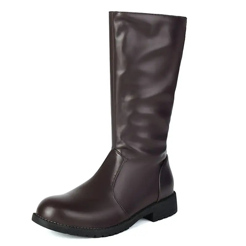 ALBA | BOTAS ALTAS DE MUJER CON SUELA PLANA