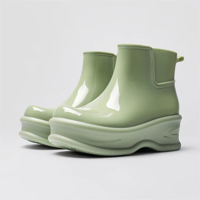 NURIA | BOTINES DE AGUA CON PLATAFORMA