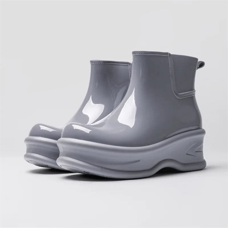 NURIA | BOTINES DE AGUA CON PLATAFORMA