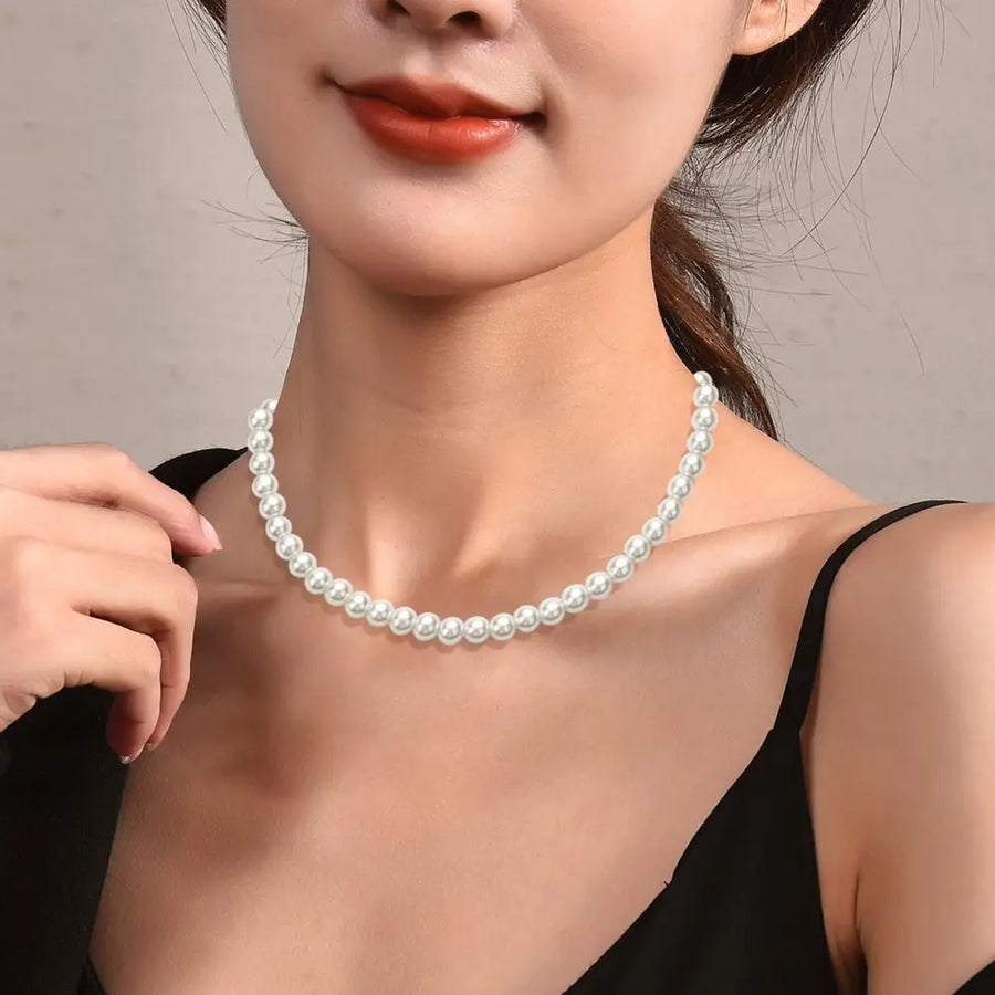 BEATRIZ | COLLAR LARGO DE PERLAS