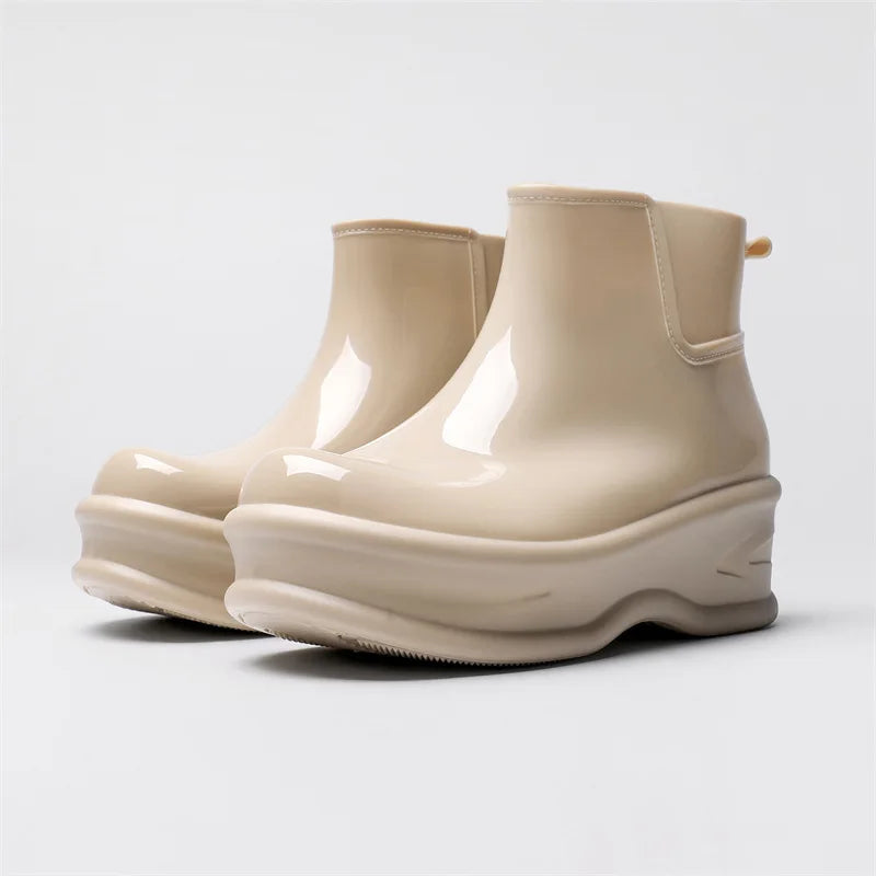 NURIA | BOTINES DE AGUA CON PLATAFORMA
