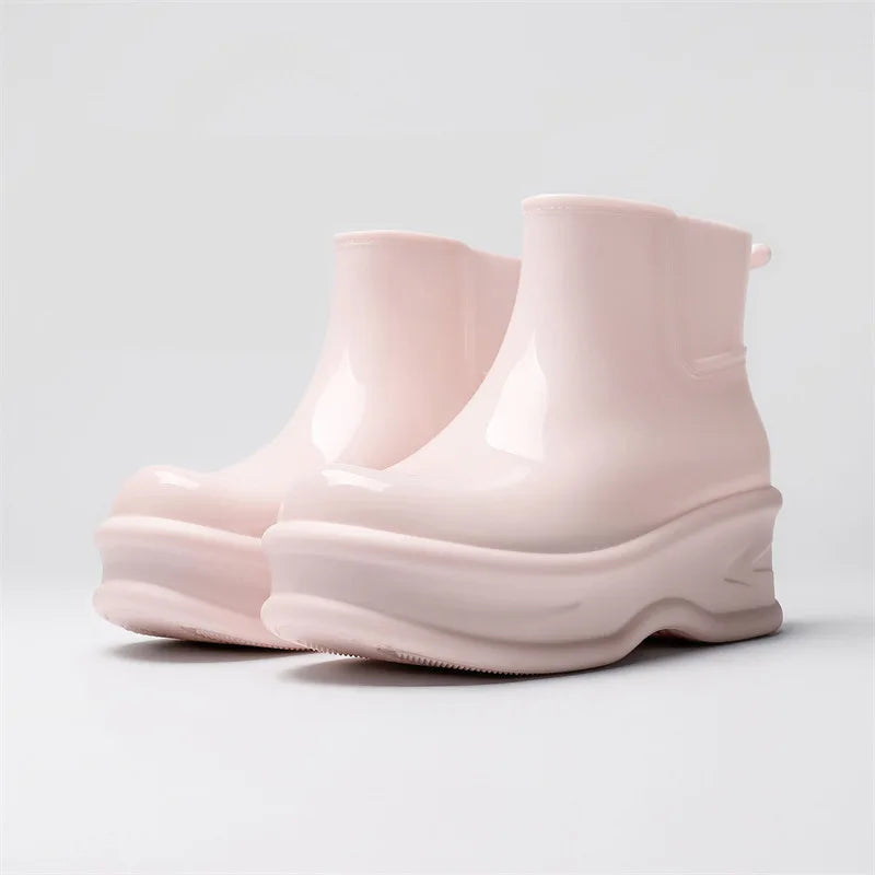 NURIA | BOTINES DE AGUA CON PLATAFORMA