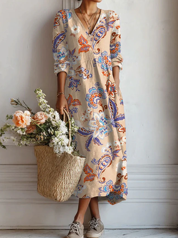 AMBER | VESTIDO LARGO BOHEMIO