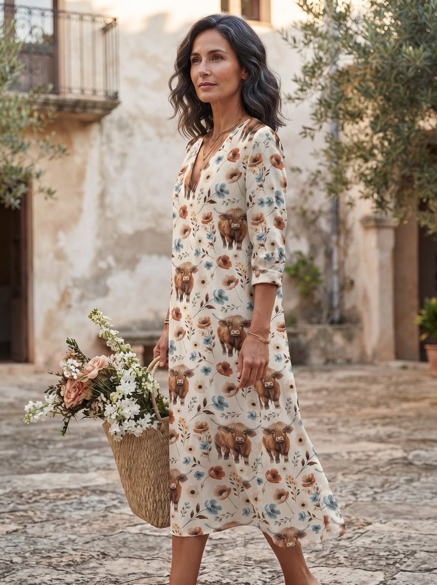 MILOU | VESTIDO LARGO BOHEMIO