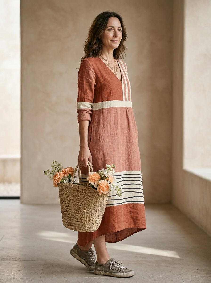 ZOE | VESTIDO CÓMODO CON ESTAMPADO FLORAL