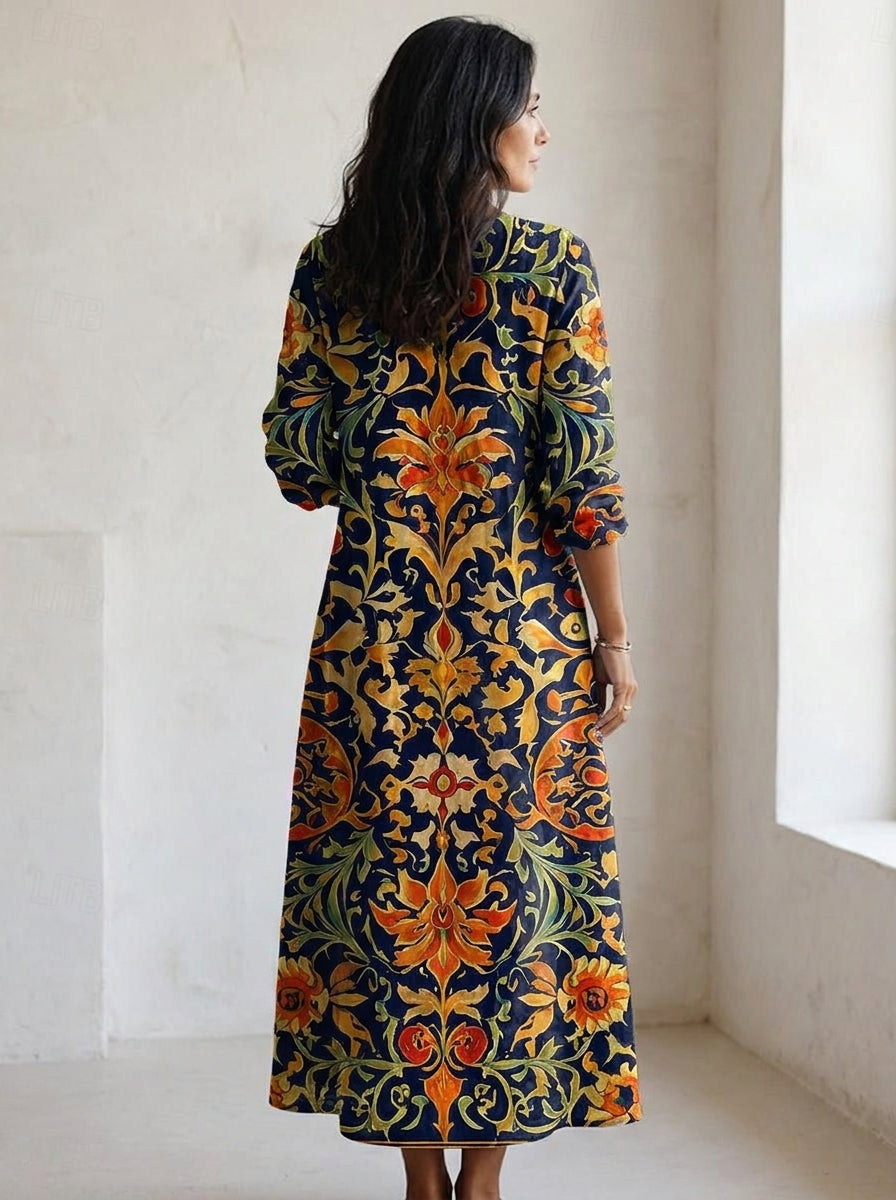 IRIS | VESTIDO LARGO BOHEMIO
