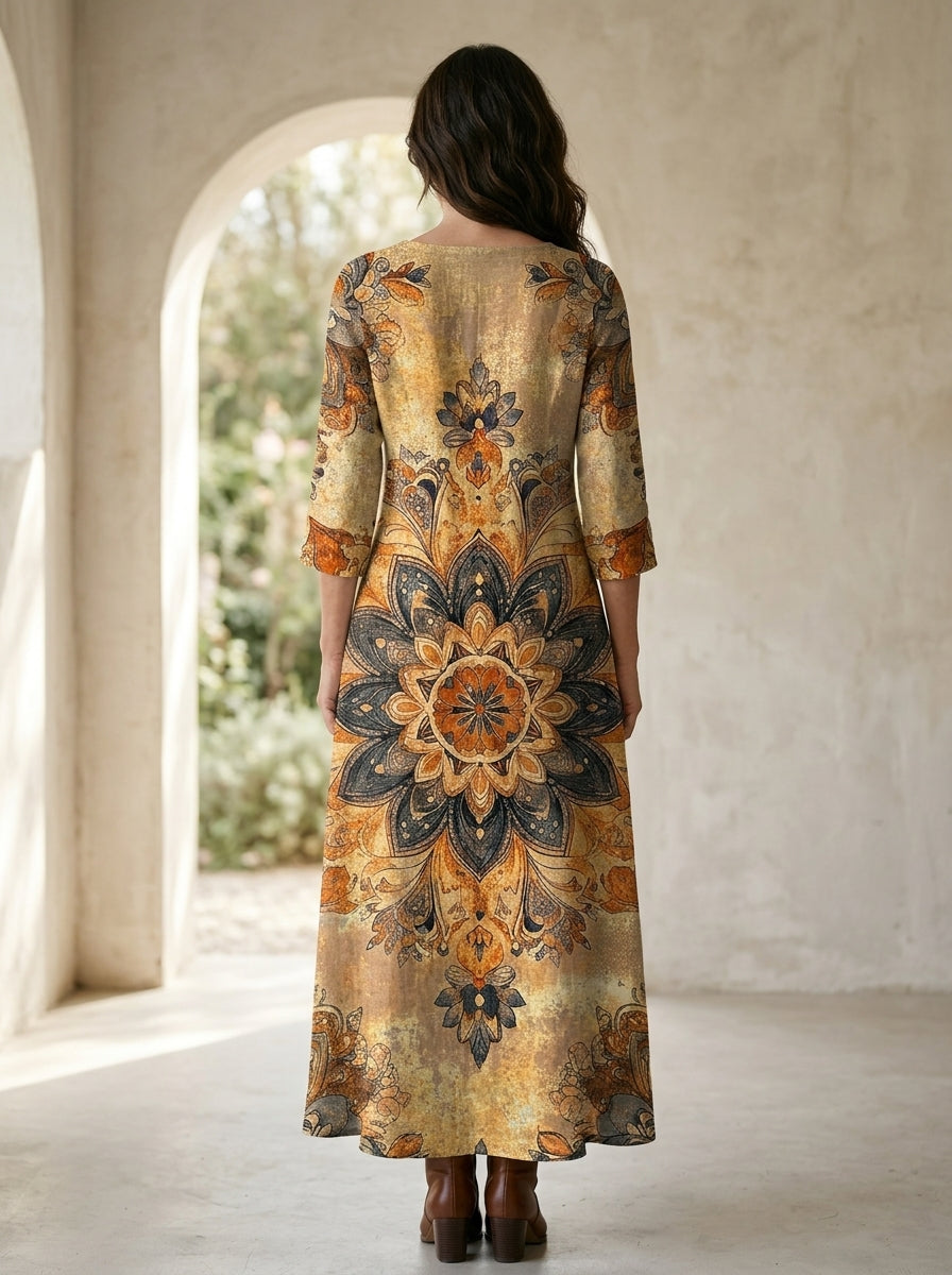 FLEUR | VESTIDO LARGO BOHEMIO