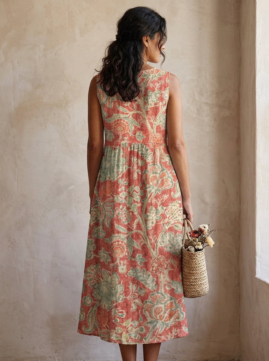 RAQUEL | VESTIDO MIDI DE DIARIO