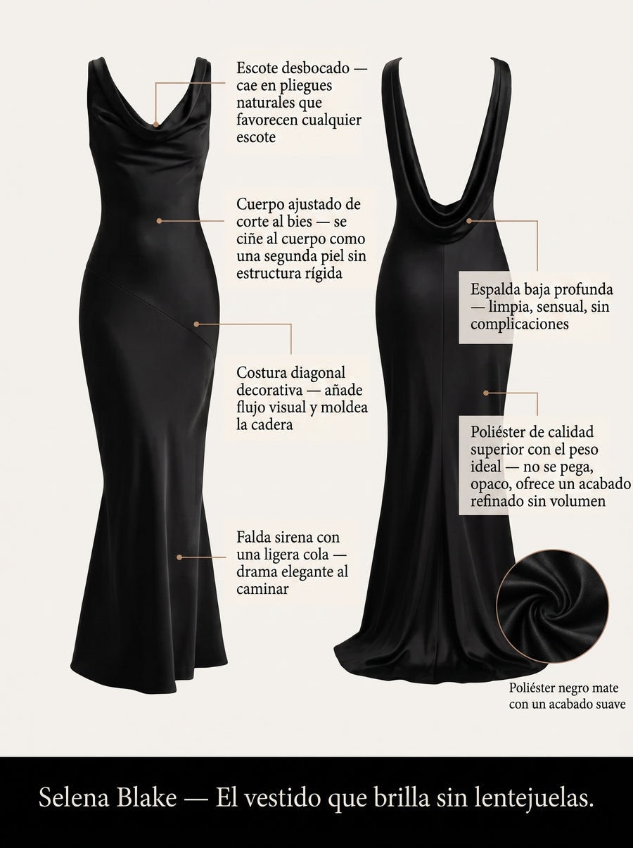 Aurora | Satin Cowl-Neck Maxi Dress