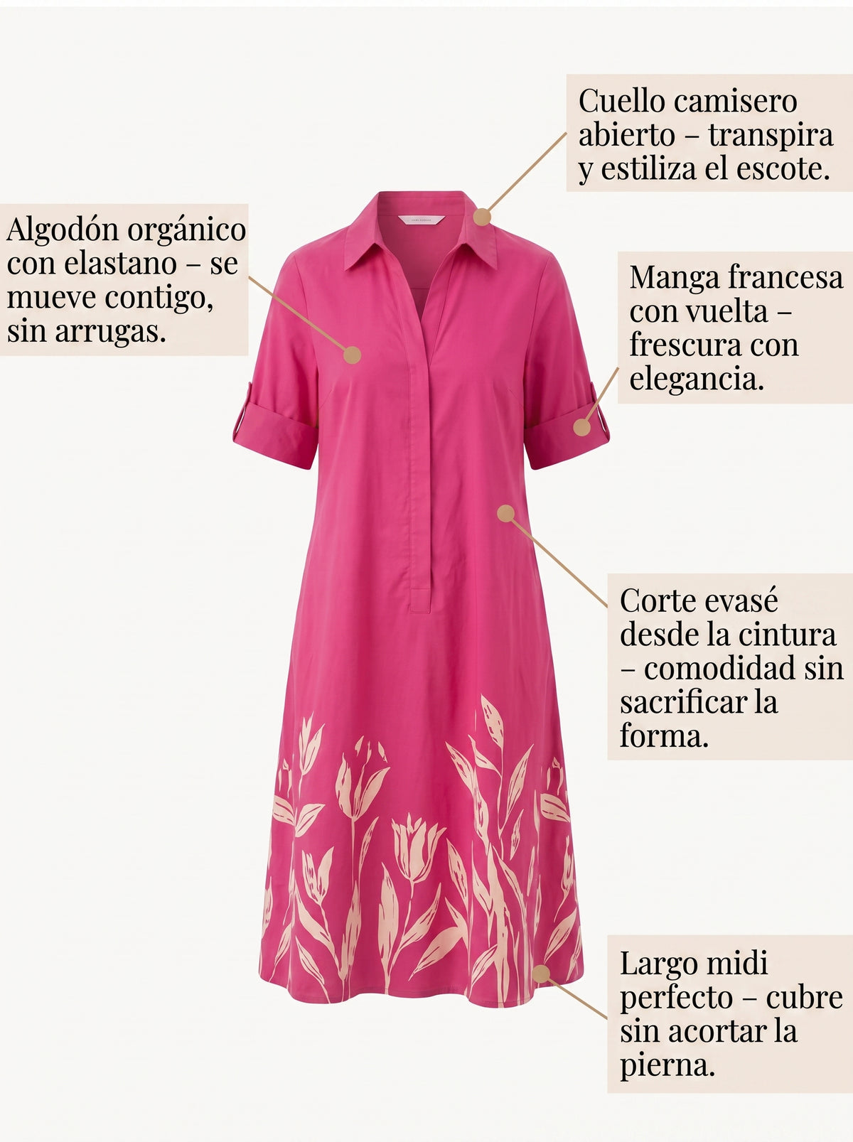 Gala | Relaxed Floral Midi Dress